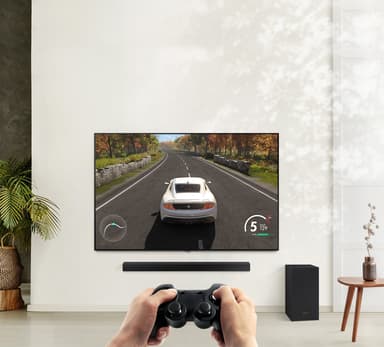 Samsung 2.1-kanals HW-A460 lydplanke (sort)