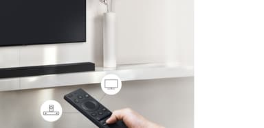 Samsung 2.1-kanals HW-A460 lydplanke (sort)