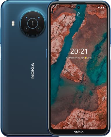 Nokia X20 5G smarttelefon 8/128GB (nordic blue)
