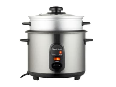 Nordic sense riskoker 1,5 liter 500 watt stål/svart