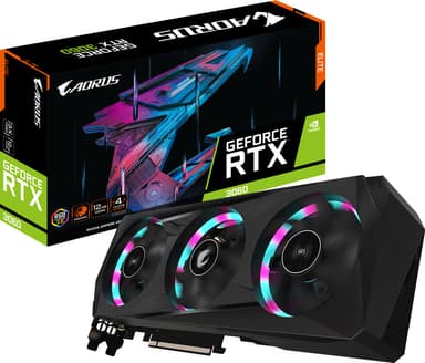 Gigabyte GeForce RTX 3060 AORUS ELITE grafikkort (12GB)