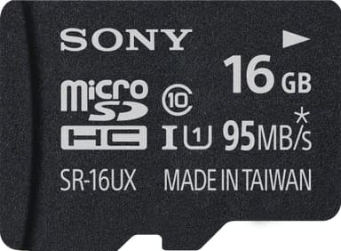 Sony Micro SDHC-minnekort 95MB CL10 16 GB Sony Micro SDHC-minnekort 95MB CL10 16 GB