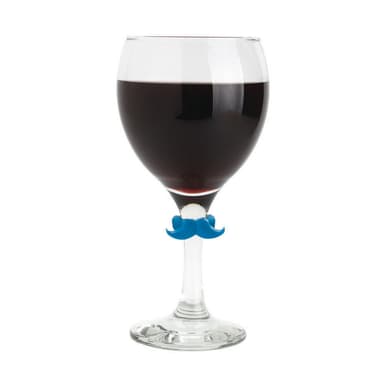Vin glass markør bart