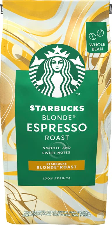 Starbucks Espresso Blonde Roast hele kaffebønner