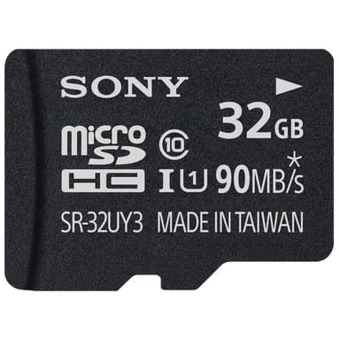 Sony Mikro SD minnekort 32 GB + adapter Sony Mikro SD minnekort 32 GB + adapter