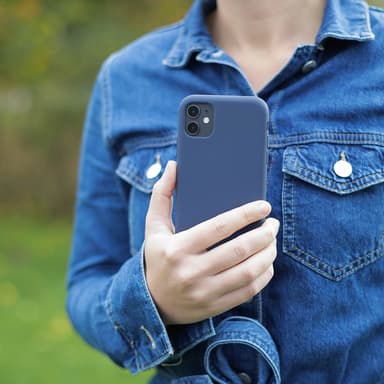 Onsala iPhone 12/12 Pro silikondeksel (cobalt blue)