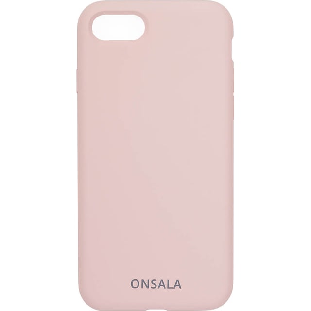 Onsala iPhone 8/7/6/SE Gen. 2/3 silikondeksel (sand pink)