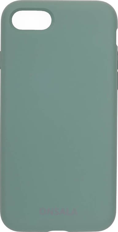 Onsala iPhone 8/7/6/SE Gen. 2/3 silikondeksel (pine green)