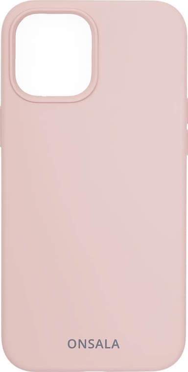 Onsala iPhone 12/12 Pro silikondeksel (sand pink)