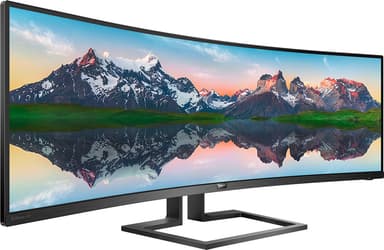 Philips Brilliance 498P9/00 49" 5K buet skjerm (sort)