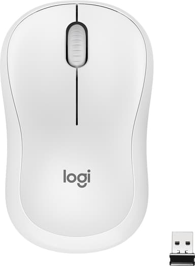 Logitech M220 Silent trådløs mus (hvit)