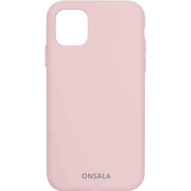 Onsala iPhone 11/XR silikondeksel (sand pink)