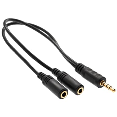 Turtle Beach 3,5 mm hann til dobbel hunnsplitter Kabler 3,5 mm splitter for lyd og mikrofonfritt frakt