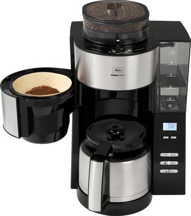 Melitta AromaFresh RWT Therm kaffemaskin MEL22225 (stål/sort)