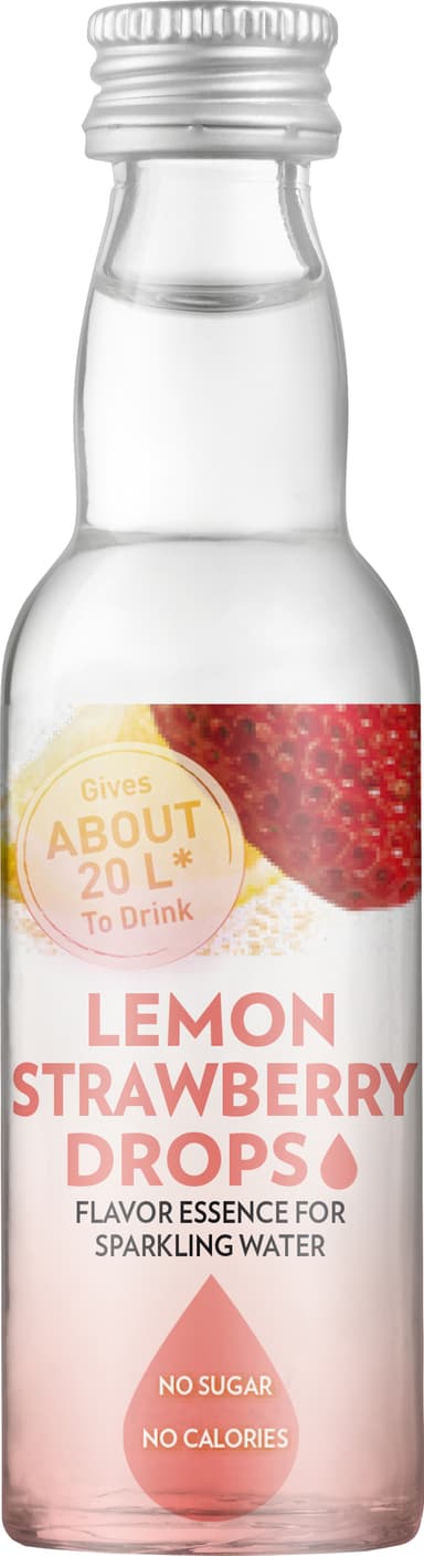 SodaStream Fruit Drops fruktdråper (sitron og jordbær)
