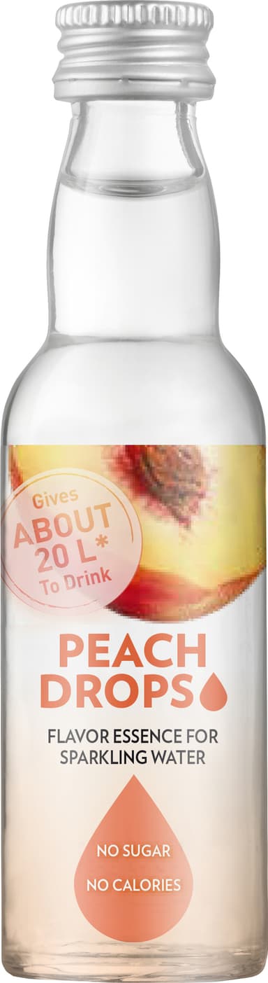 SodaStream Fruit Drops fruktdråper (fersken)