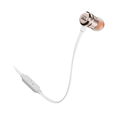 JBL in ear hodetelefoner T290 (champagnegull JBL T290 Pure Bass I ørene Hodetelefoner med Mikrofon
