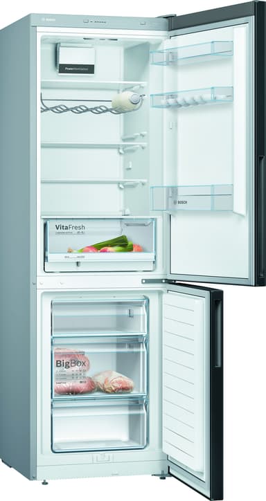 Bosch Serie 4 kombiskap KGV36VBEAS (sort)