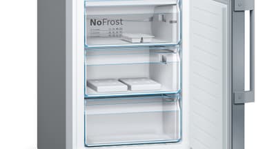 Bosch Serie 8 kombiskap KGF39PIDP (rustfritt stål)