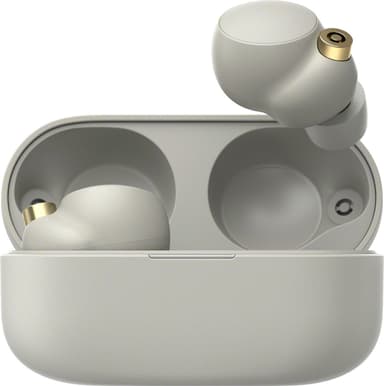 Sony helt trådløse in-ear hodetelefoner WF-1000XM4 (sølv)