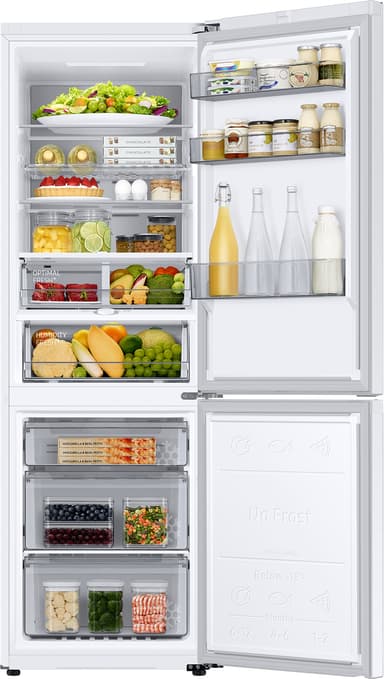 Samsung kombiskap RL34T775CWWEF (hvit)