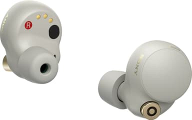Sony helt trådløse in-ear hodetelefoner WF-1000XM4 (sølv)