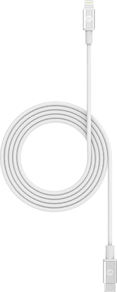 Mophie USB-C til Lightning-ladekabel 1,8 m (hvit)