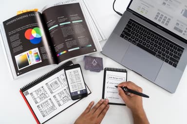 Rocketbook Mini gjenbrukbar notatblokk (infinity black)