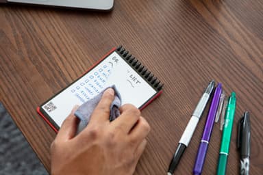 Rocketbook Mini gjenbrukbar notatblokk (infinity black)