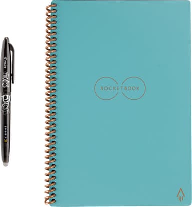 Rocketbook Core Executive gjenbrukbar notatbok A5 (neptune teal)
