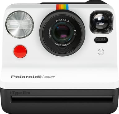 Polaroid Now analogt kamera (sort/hvit)
