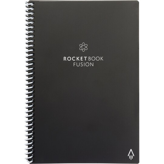 Rocketbook Fusion Executive gjenbrukbar notatbok A5 (infinity black)