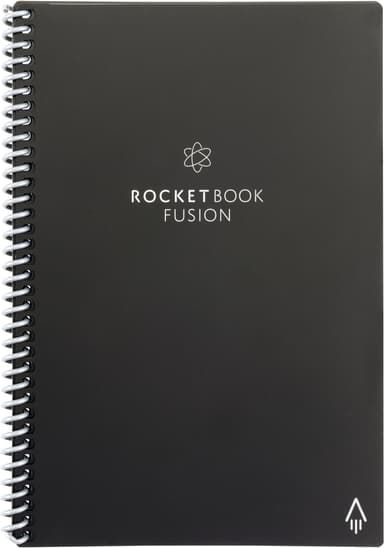 Rocketbook Fusion Executive gjenbrukbar notatbok A5 (infinity black)