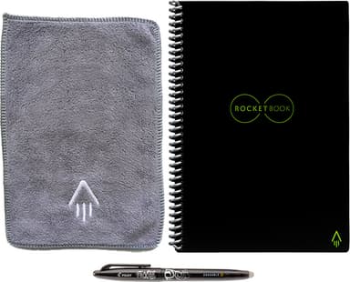 Rocketbook Core Executive gjenbrukbar notatbok A5 (infinity black)