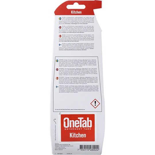 OneTab rengjøringstablett ONETAB50 (kjøkken)