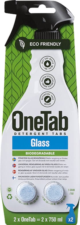 OneTab rengjøringstablett ONETAB52 (glass)