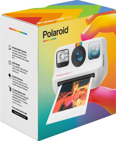 Polaroid Go analogt kamera (hvit)