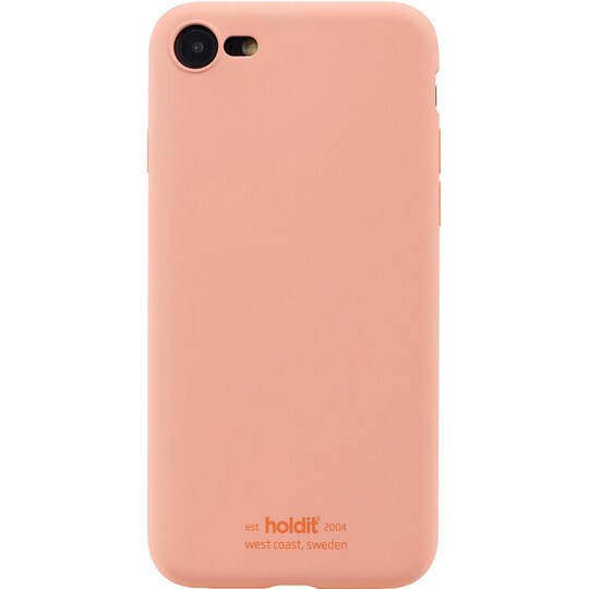 Holdit iPhone 8/7/SE Gen. 2/3 silikondeksel (pink peach)