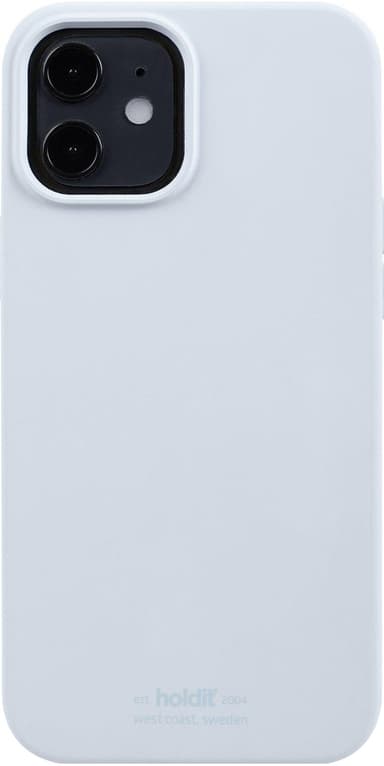 Holdit iPhone 12/12 Pro silikondeksel (mineral blue)