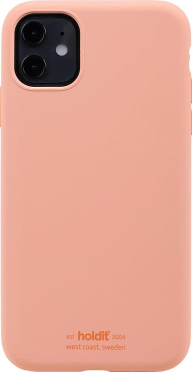 Holdit iPhone 11/XR silikondeksel (pink peach)