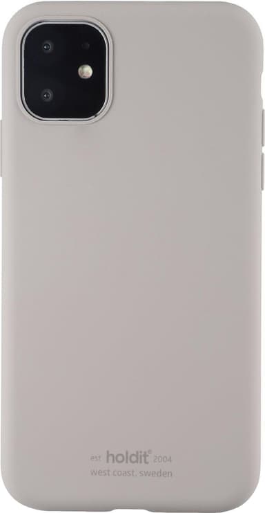 Holdit iPhone 11/XR silikondeksel (taupe)
