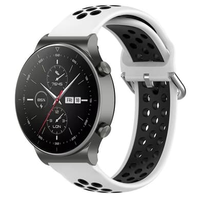 EBN Sport armbånd Huawei Watch GT2 Pro - Hvit / svart