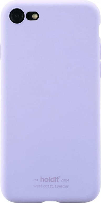 Holdit iPhone SE Gen. 2/8/7 silikondeksel (lavender)