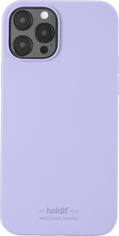 Holdit iPhone 12/12 Pro silikondeksel (lavender)