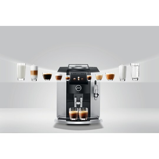 Jura S8 Moonlight Silver kaffemaskin JU15382