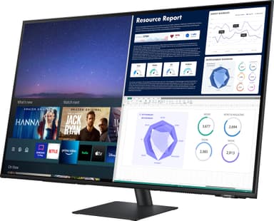 Samsung LS43AM700UUXEN 43" smartskjerm (hvit)