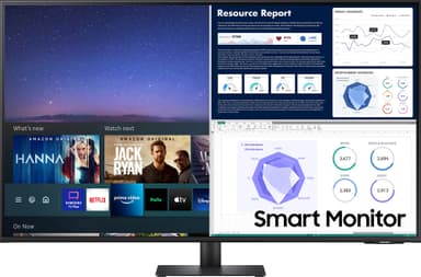 Samsung LS43AM700UUXEN 43" smartskjerm (hvit)