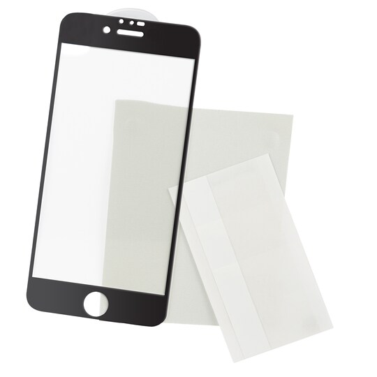 Sandstrøm 3D Curved Glass iPhone 6/6S/7/8 Plus (sort)