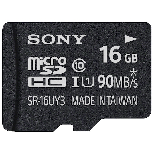 Sony Mikro SD minnekort 16 GB + adapter