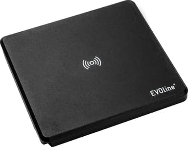 EVOline Square80 QI stikkontakt (sort)